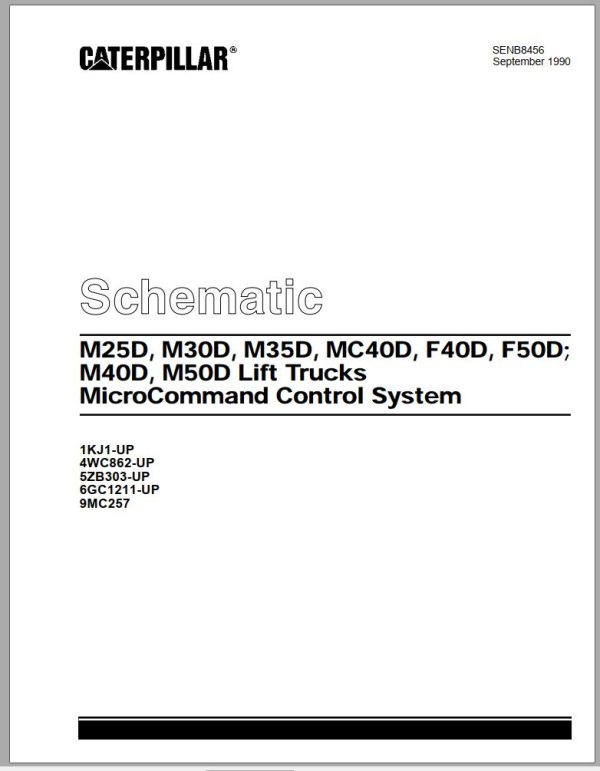 CAT Forklift M35D Service Manual 1