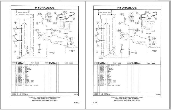 CAT Forklift M40B Spare Parts Manual 1