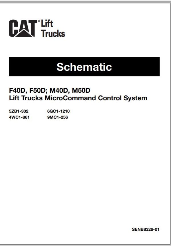 CAT Forklift M40D Service Manual 1