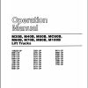 CAT Forklift M50B Parts Operation Maintenance Manual