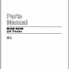 CAT Forklift M50B Parts Operation Maintenance Manual 1