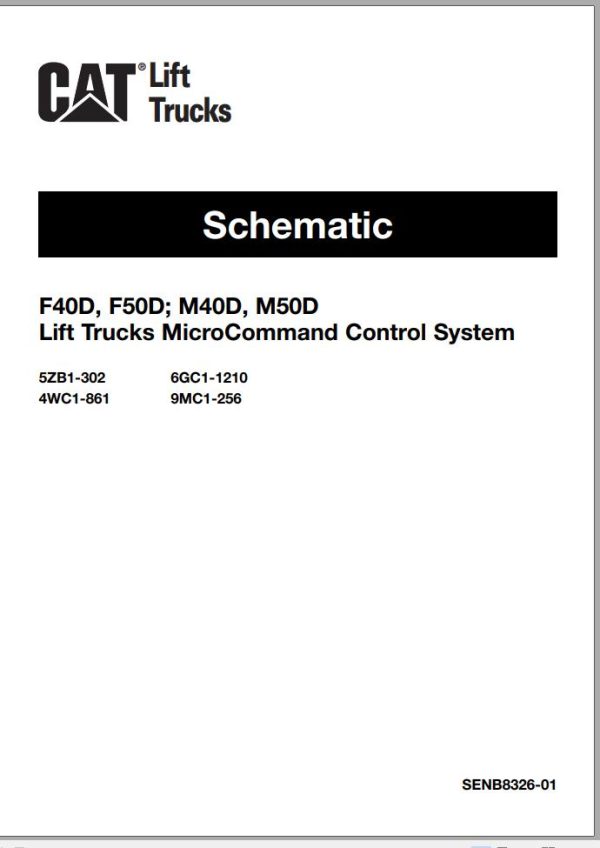 CAT Forklift M50D Service Manual 1