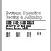 CAT Forklift M60B Service Manual