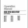 CAT Forklift M60B Service Manual 1