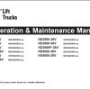 CAT Forklift ND2500 36V ND3000P 36V Schematic Operation Maintenance Manual