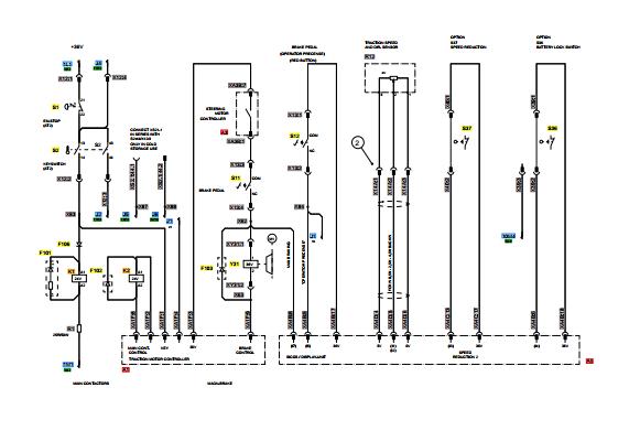CAT Forklift ND2500 36V ND3000P 36V Schematic Operation Maintenance Manual 2