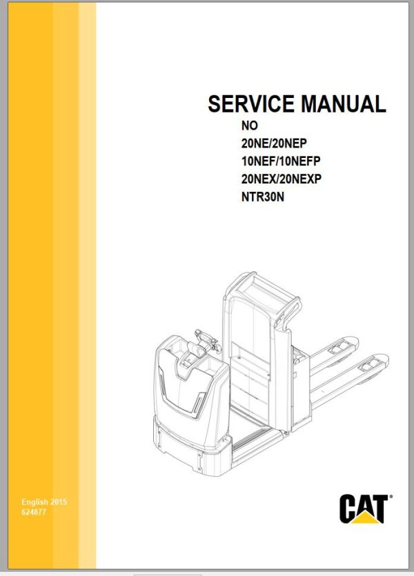 CAT Forklift NO10NEF Service, Operation & Maintenance Manual