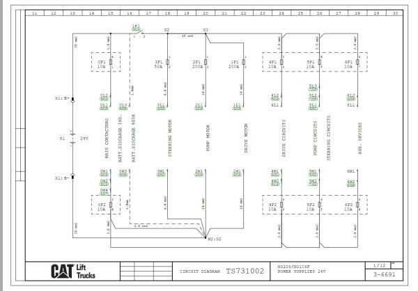 CAT Forklift NO10SF Service Operation Maintenance Manual 2