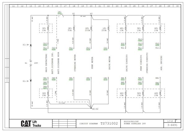 CAT Forklift NO10SPF Service Operation Maintenance Manual 2