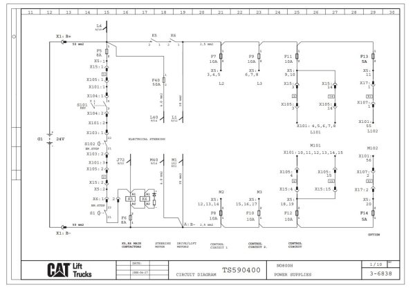 CAT Forklift NO800H Service Manual 1