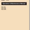 CAT Forklift NOL10N NOL10NF NOL10NV Service Operation Maintenance Manual