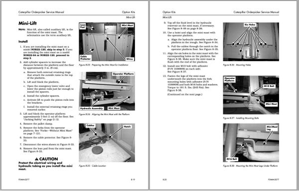 CAT Forklift NOR22 Service Operation Maintenance Manual 2