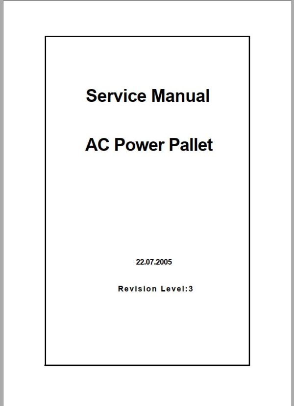 CAT Forklift NPP13M Service Operation Maintenance Manual