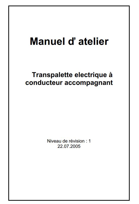 CAT Forklift NPP20MR Service Operation Maintenance Manual 1