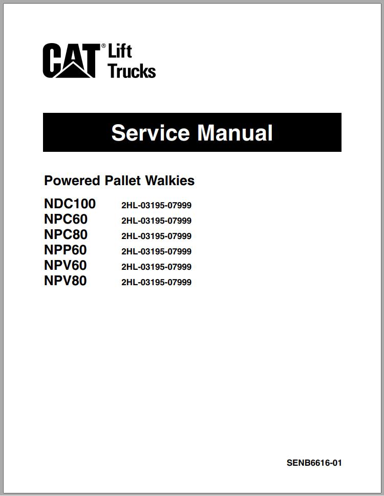CAT Forklift NPS60 Service Manual