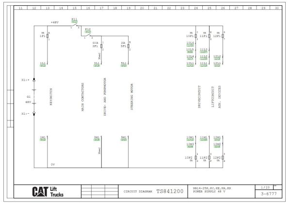 CAT Forklift NR14KC Service Operation Maintenance Manual 2
