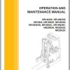 CAT Forklift NR14N2HS NR14N2S Service Operation Maintenance Manual