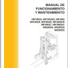 CAT Forklift NR14N2HS NR14N2S Service Operation Maintenance Manual 1
