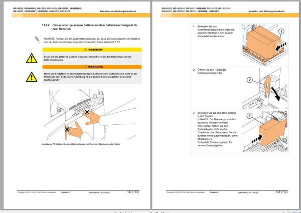 CAT Forklift NR16N2 NR20N2X NR25N2X Service Operation Maintenance Manual 3