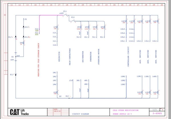 CAT Forklift NR25NH Service Operation Maintenance Manual 2
