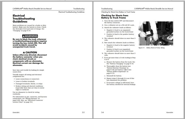 CAT Forklift NRP30 Service Manual 1