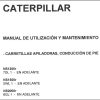 CAT Forklift NS2000R Service Operation Maintenance Manual