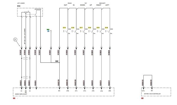 CAT Forklift NS3000 36V NS4000 36V Schematic Operation Maintenance Manual 2