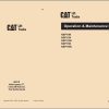 CAT Forklift NSP12NS Service Operation Maintenance Manual