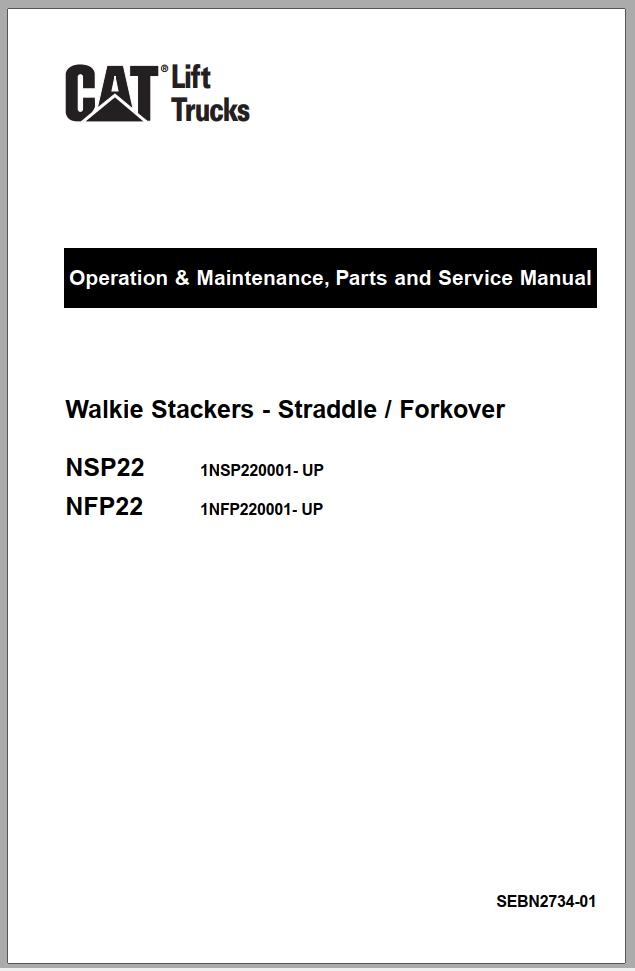 CAT Forklift NSP22 Service Manual