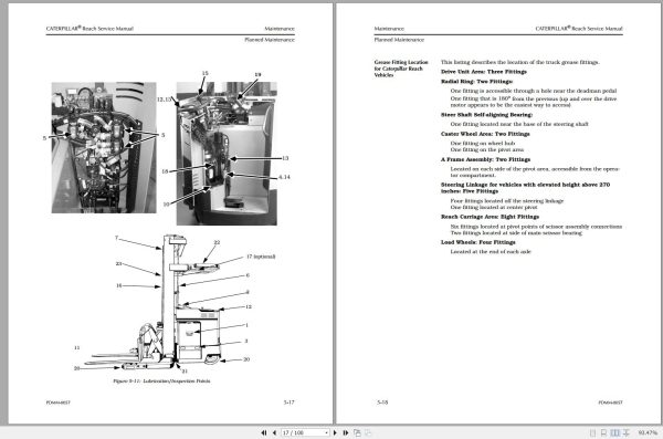 CAT Forklift NSR40 NSR40P Service Manual 2