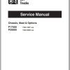 CAT Forklift P17500 P20000 Schematic Service Operation Maintenance Manual