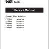 CAT Forklift P33000 P36000 Schematic Service Operation Maintenance Manual