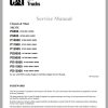CAT Forklift P8000 Schematic Service Operation Maintenance Manual 1