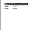 CAT Forklift SS3000 SS3500 Operation Maintenance Manual