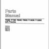 CAT Forklift T100C Spare Parts Manual
