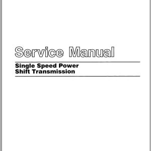 CAT Forklift T100D Service Manual