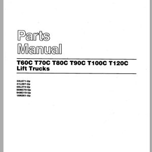 CAT Forklift T120C Spare Parts Manual