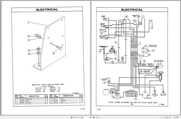 CAT Forklift T120C Spare Parts Manual 1