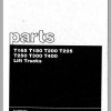 CAT Forklift T200 Spare Parts Manual