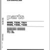 CAT Forklift T200C Spare Parts Manual