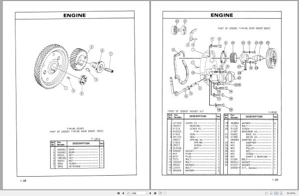 CAT Forklift T30B Service and Parts Manual 2