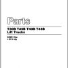 CAT Forklift T35B Spare Parts Manual