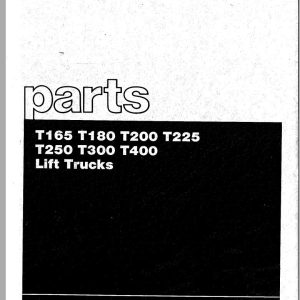 CAT Forklift T400 Spare Parts Manual