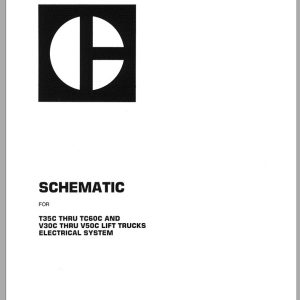 CAT Forklift T40C T50C T55C Schematic