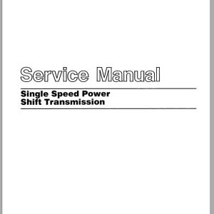 CAT Forklift T60C T70C T80C T90C Service Operation Maintenance Manual