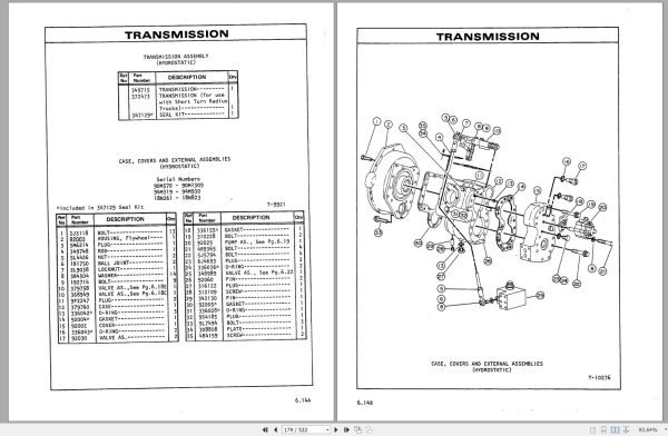 CAT Forklift T60C T70C T80C T90C Spare Parts Manual 1