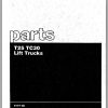 CAT Forklift TC30 Spare Parts Manual
