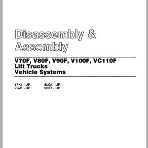 CAT Forklift V100F Service Manual