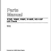 CAT Forklift V100F Spare Parts Manual