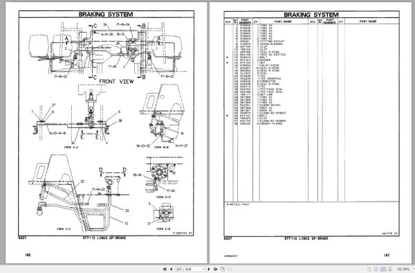 CAT Forklift V100F Spare Parts Manual 2